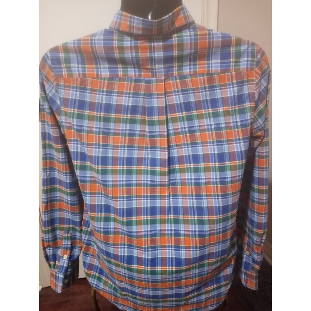 NWT Ralph Lauren Shirt Boys Youth XL 18-20 Orange Green Performance SS Pony - Picture 8 of 13